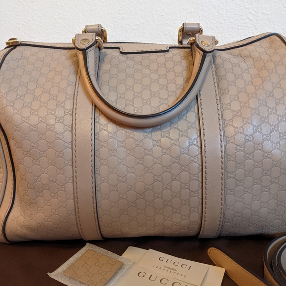 Gucci Guccissima Boston leather bag - Picture 2 of 14